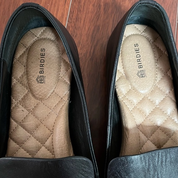BIRDIES Limited Edition VOTE black leather loafers flats Womens Sz 7.5 - Picture 9 of 9